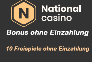 Bonus ohne Einzahlung National Casino