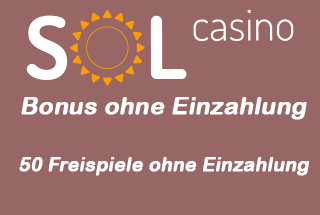 Bonus ohne Einzahlung Sol Casino